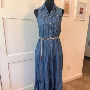 Michael Kors denim dress size S Brand NEW